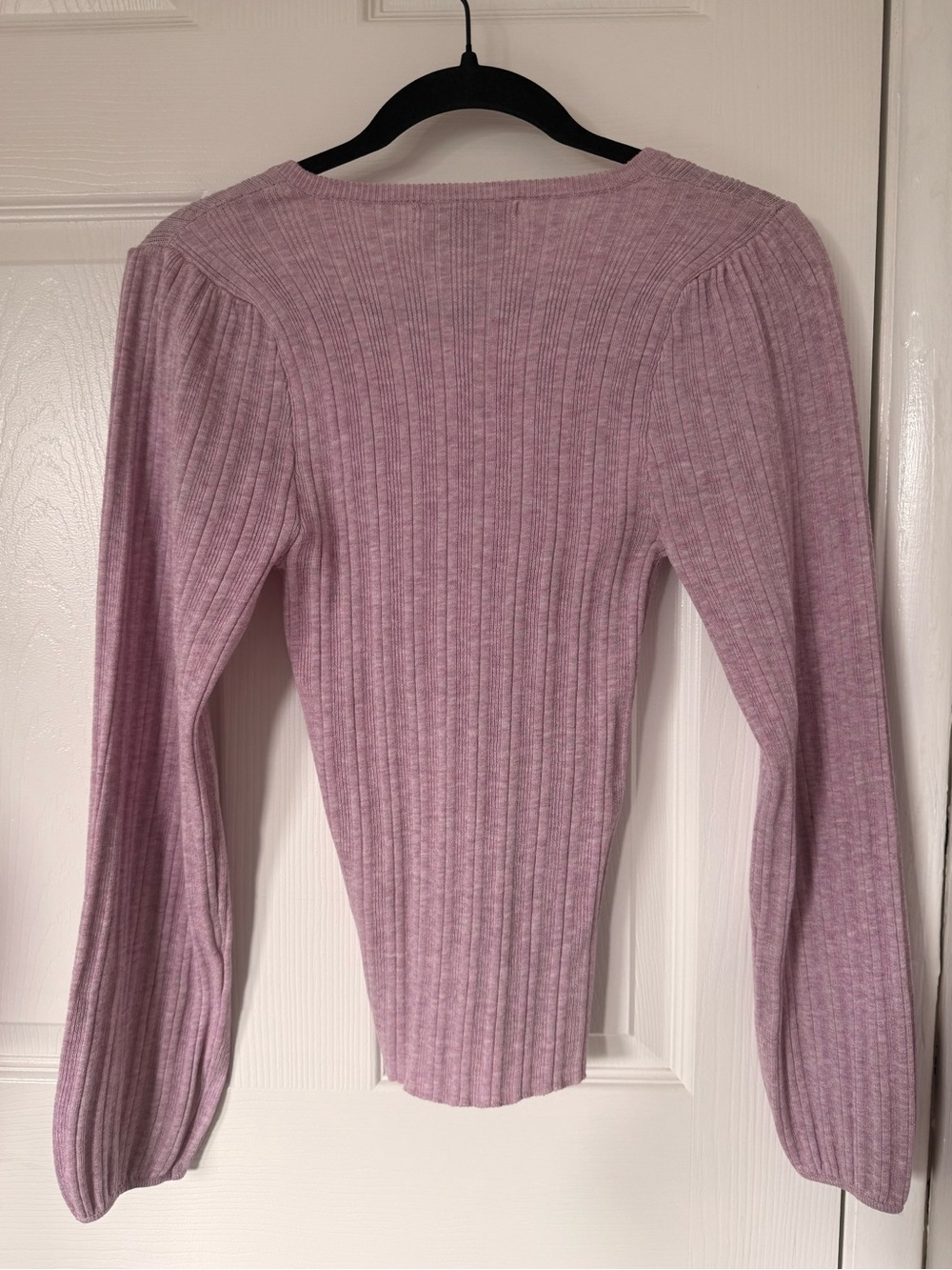 Heartloom Dusty Mauve Ribbed Button-Front Cardigan - Picture 3 of 3